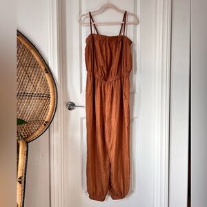 Everlane Brown Sleeveless Pullover Lightweight Jumpsuit Women’s Medium